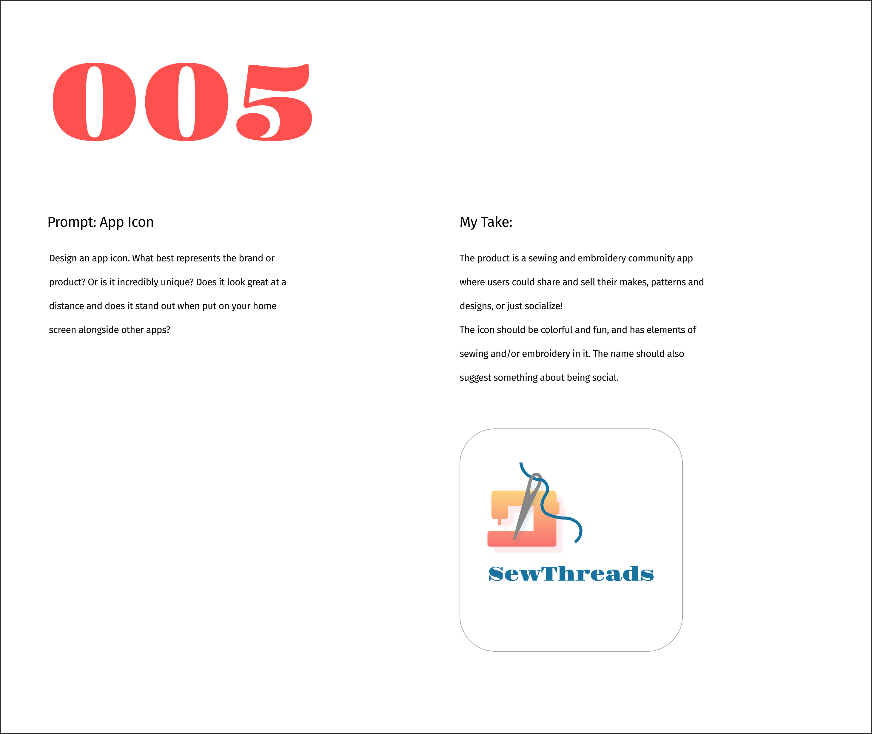 004 - App Icon appicon branding dailyui ui