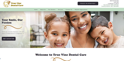 Dental Website Design branding dental website dentist dentistry design graphic design web design website design