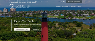 Website Dental Design branding dental website dentist dentistry design graphic design web design website design