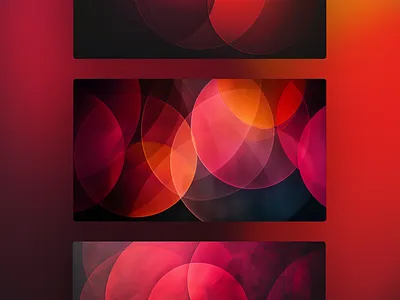Acrylic Circles Glow - 6 Minimal Abstract Desktop Wallpapers aesthetic background desktop gradient minimal texture wallpaper workspace