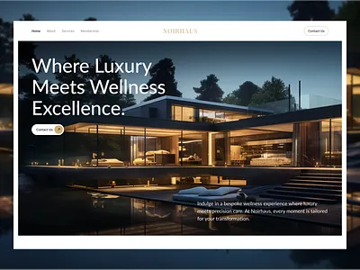 Luxury House Management Website house management landing page luxury house luxury lifestyle luxury property luxury website property management real estate real estate website web web design webdesign website website design