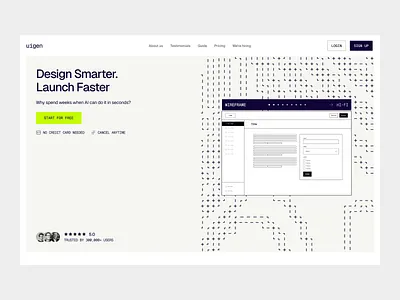 Hero section ai hero hero hero section