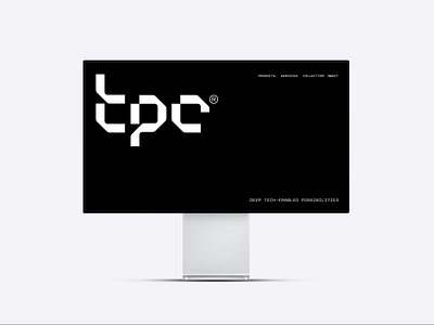 TPC Logo Wordmark bold brand corporate identity brand design brand identity design brand visual identity branding high tech logo logo wordmark logotype minimal modern robot robotics tech technology techy visual identity wordmark