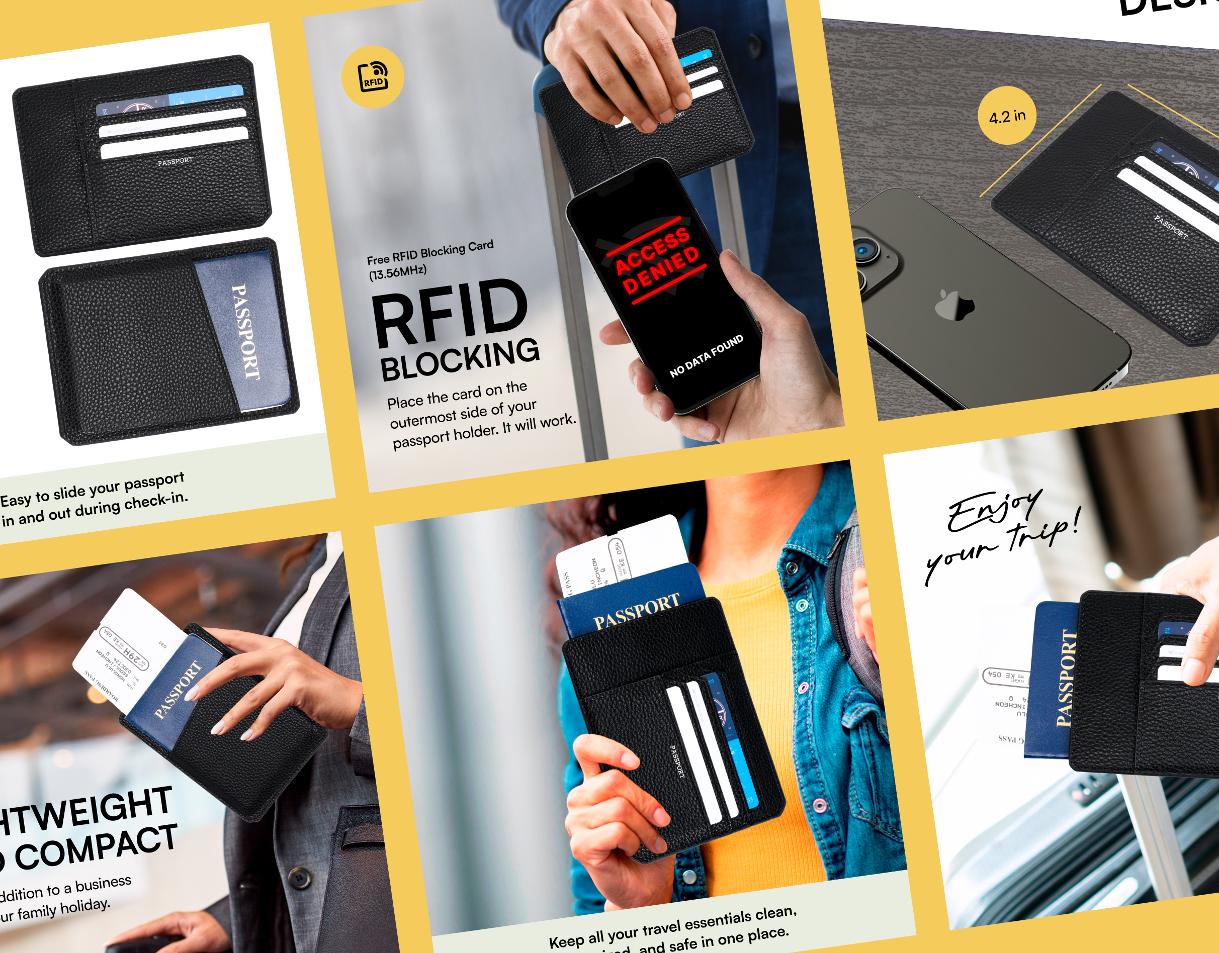 Passport Holder Amazon Listing Images amazon design services nyc amazon designer usa amazon infographics amazon listing designer nyc amazon listing images amazon listing optimization amazon product amazon product images design amazon product page design amazon seller images ecommerce listing design listing design listing images marketplace product images pictures for amazon listing product listing images