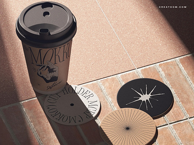 😍 Coffee Paper Cup And Cup Holder Mockups adobe photoshop coaster mockup coffee cup mockup cup holder mockup cup mockup free free mockup freebies graphic design mockup packaging mockup paper cup mockup psd round cup holder