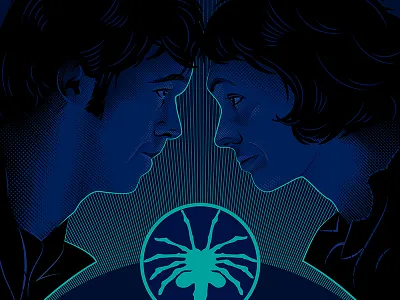 Alien: Earth alien alienearth digitalart fx hulu hybrids illustration illustrator posterdesign sydneychandler vector