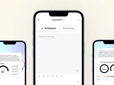 BypassGPT Mobile Application branding design logo ui