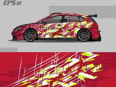 Mixed Modern Creative Car Wrap Design animation branding car car wrap design designer freelacer graphic design hub motion graphics trend