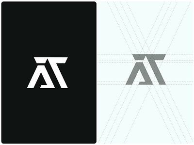AT Modern Geometric Logo