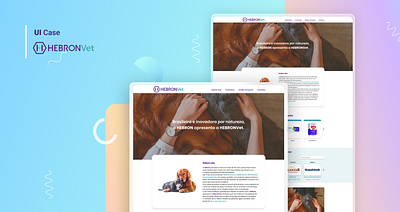 Hebron Vet UI Case ui ui design ux design website