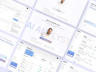 Pitchto.vc - VCs Pitch Voice AI aidesign aifirst aiproduct aiux dashboarddesign designcasestudy designinspiration dribbbleshots futureofwork investortools pitchdeck productdesign uidesign uxdesign vctech voiceai webappdesign