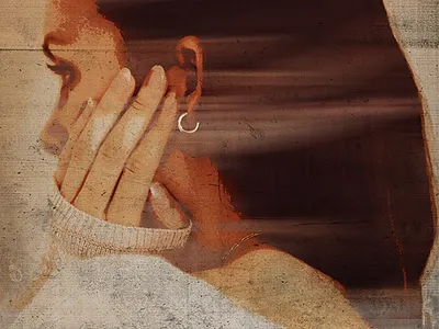 Scratched Oil Photo Effect 5 digital