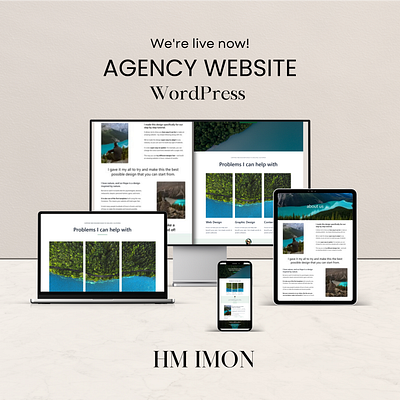 Agency Website Design By Gutenburg. agency website hm imon web design web developement wordpress
