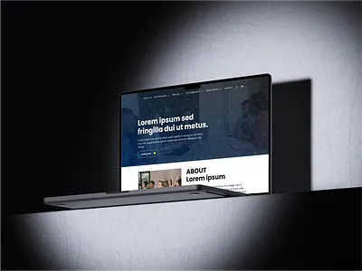 Informative website animation graphic design ui website