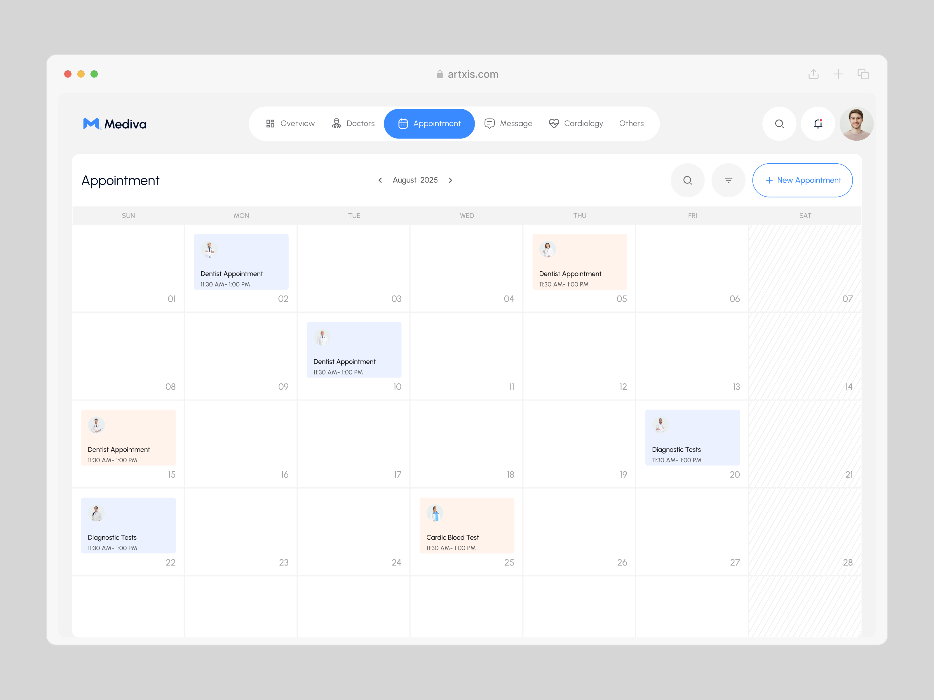 Example of Doctor Appointment Booking