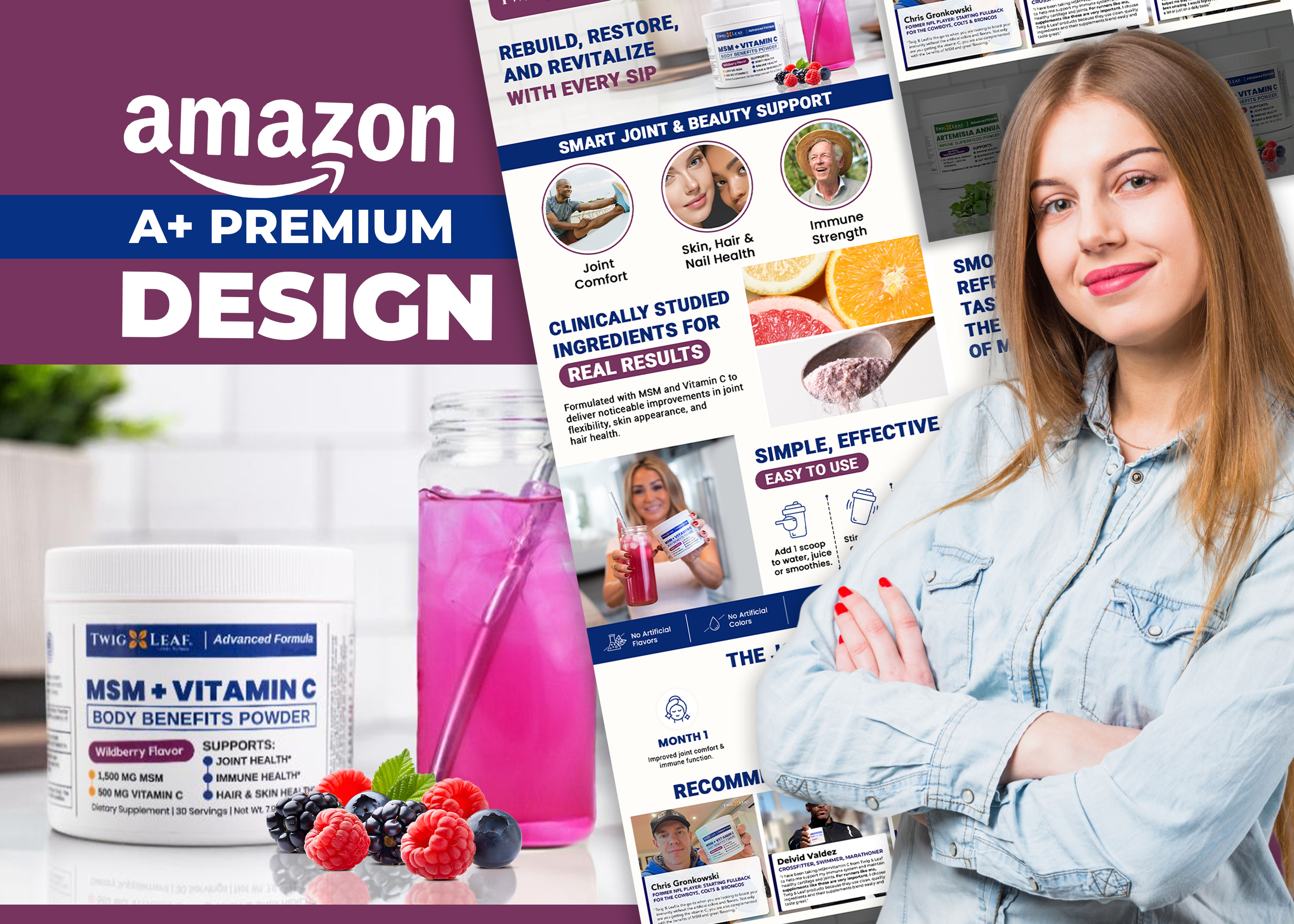 Example of Amazon Premium A+ Content Design For Cvr