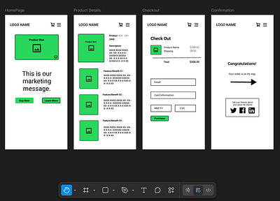 Mobile Wireframe. ui