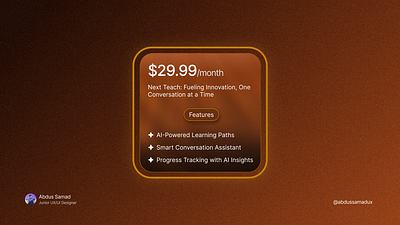 AI Powered Feature Card UI ai ai powered cards card design card ui cards features gradient shades ui ui cards