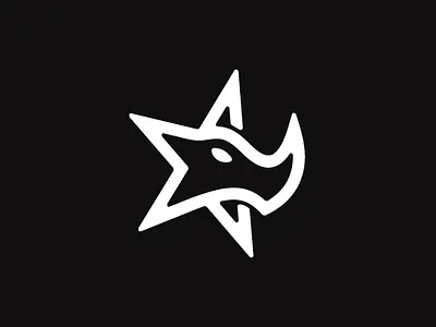 Star Rhino Logo branding company brand logo company branding design graphic design logo modern vector