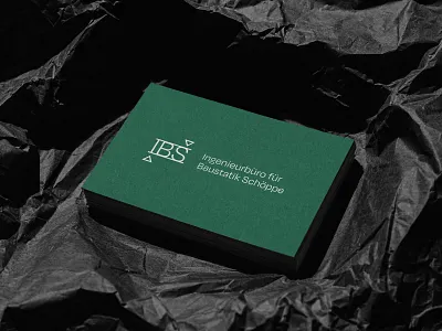 IBS branding architect architecture branding clean design engineering graphic design logo minimal minimalist modern shape triangle wordmark