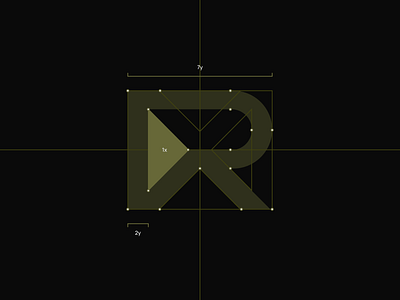 Restolab branding design graphic design grid icon logo minimal system typography vector