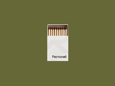Restolab branding design element graphic design icon identity logo minimal olive typography vector