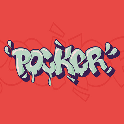 Pocker branding design digital art fresco graffiti graphic design graphic designer illustration logo ui