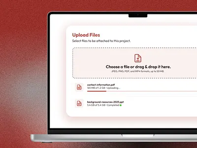 031 | File Upload dailyui design drag and drop file upload file upload ui files product product design ui upload ux