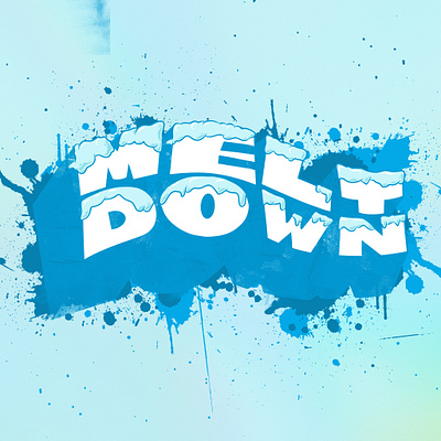 Melt Down branding design digital art fresco graffiti graphic design graphic designer illustration logo ui