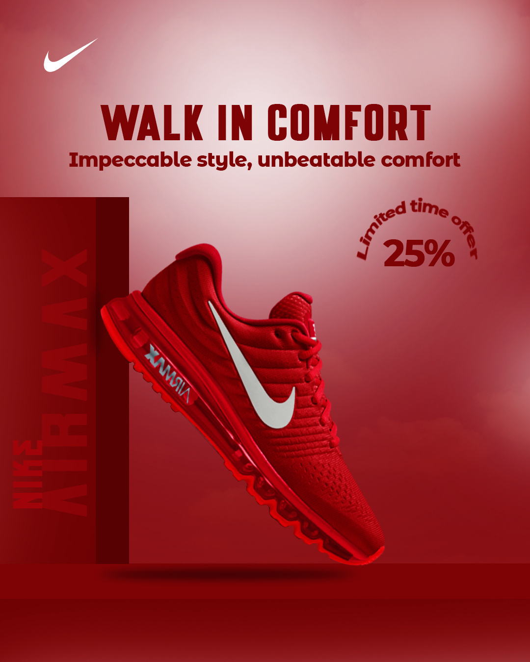 Nike Trainers branding design graphic design social media post design