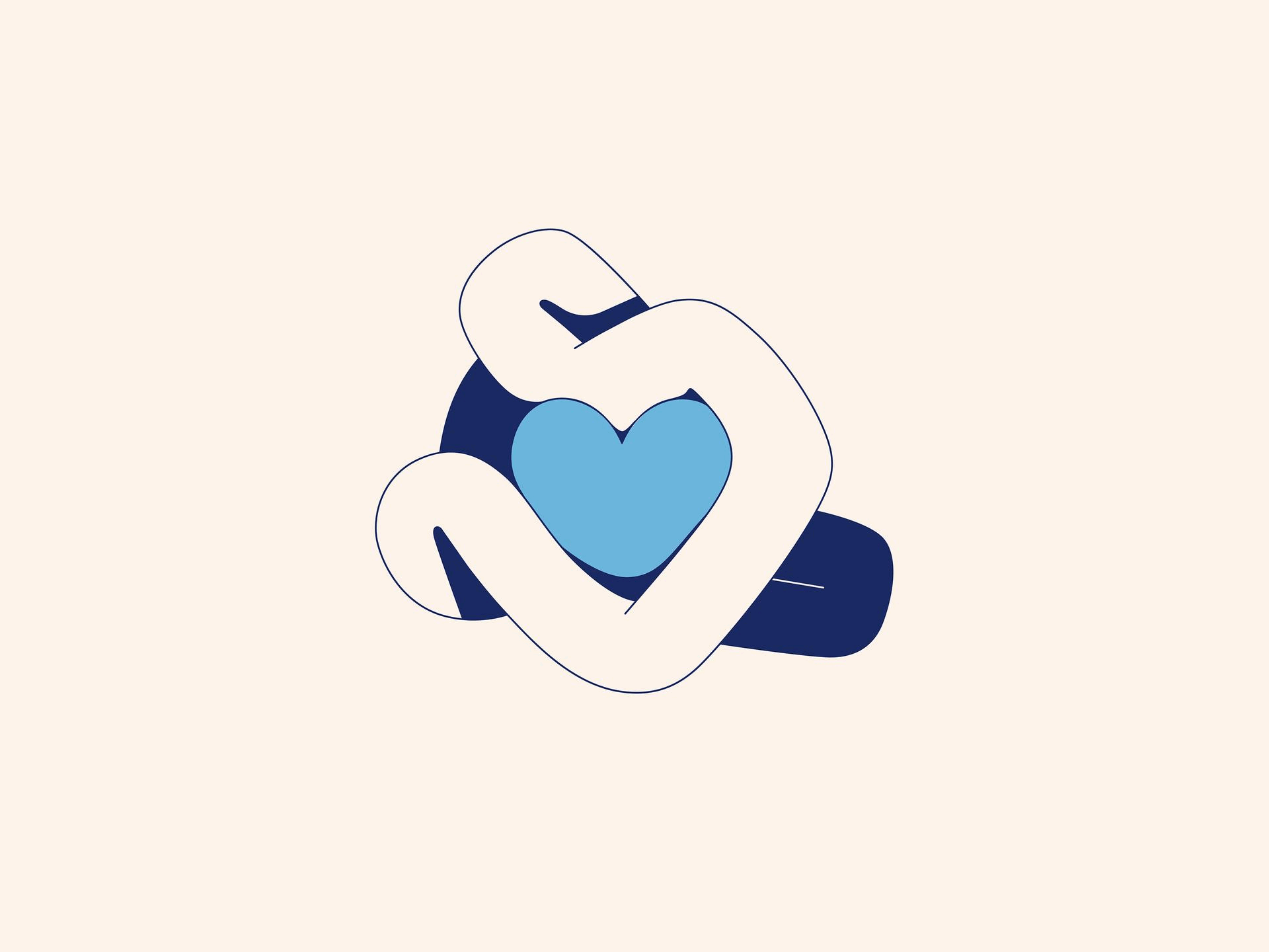 NoobCare Illustrations & Icons abstract branding character color colorful concept cute design emotional hand healthcare heart hugs illustration love minimal playful vector