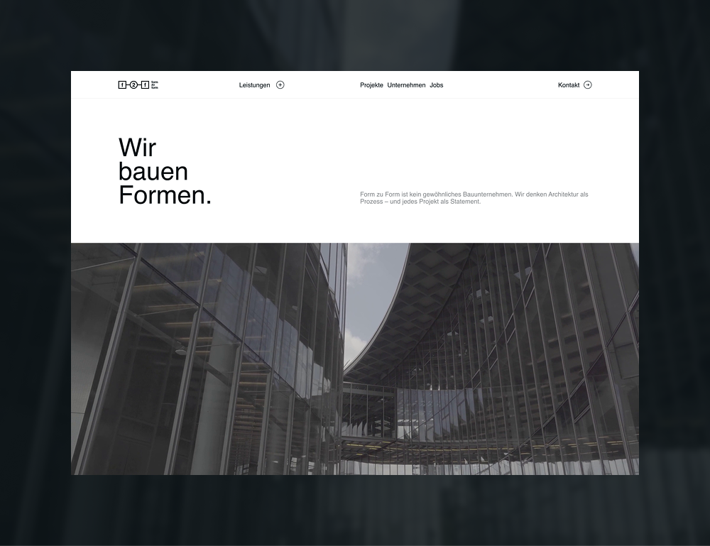 Contractor - Onepager Website / Bauunternehmen Onepager Website branding design logo ui ux website
