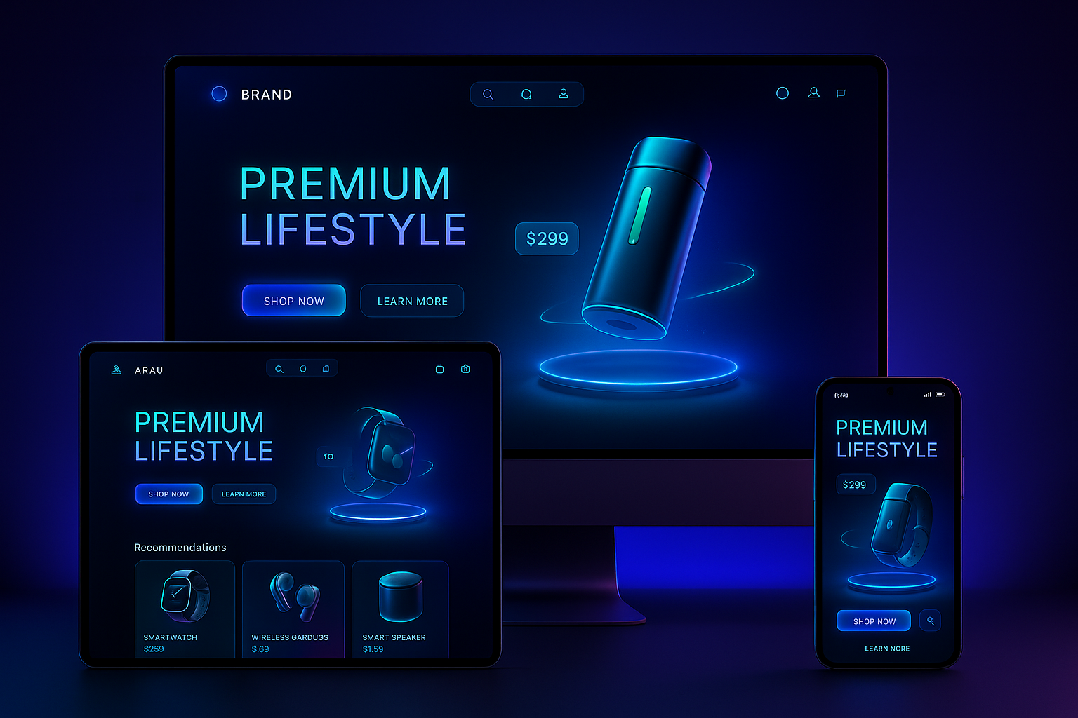 Example of Website Design Service