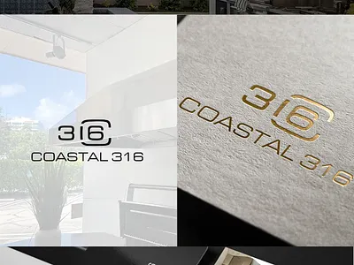 coastal 316 branding logo logo design minimalist minimalist logo modern modern logo