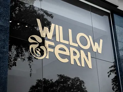 Willow & Fern – A Serene Brand Identity for a Botanical Brand brand identity branding graphic design illustration lifestyle logo