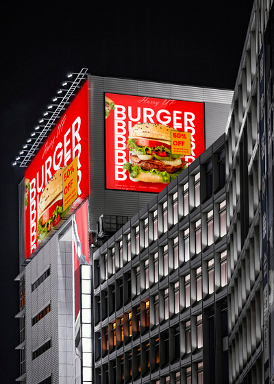 Burger Social Media banner burger classic off offer post social media post