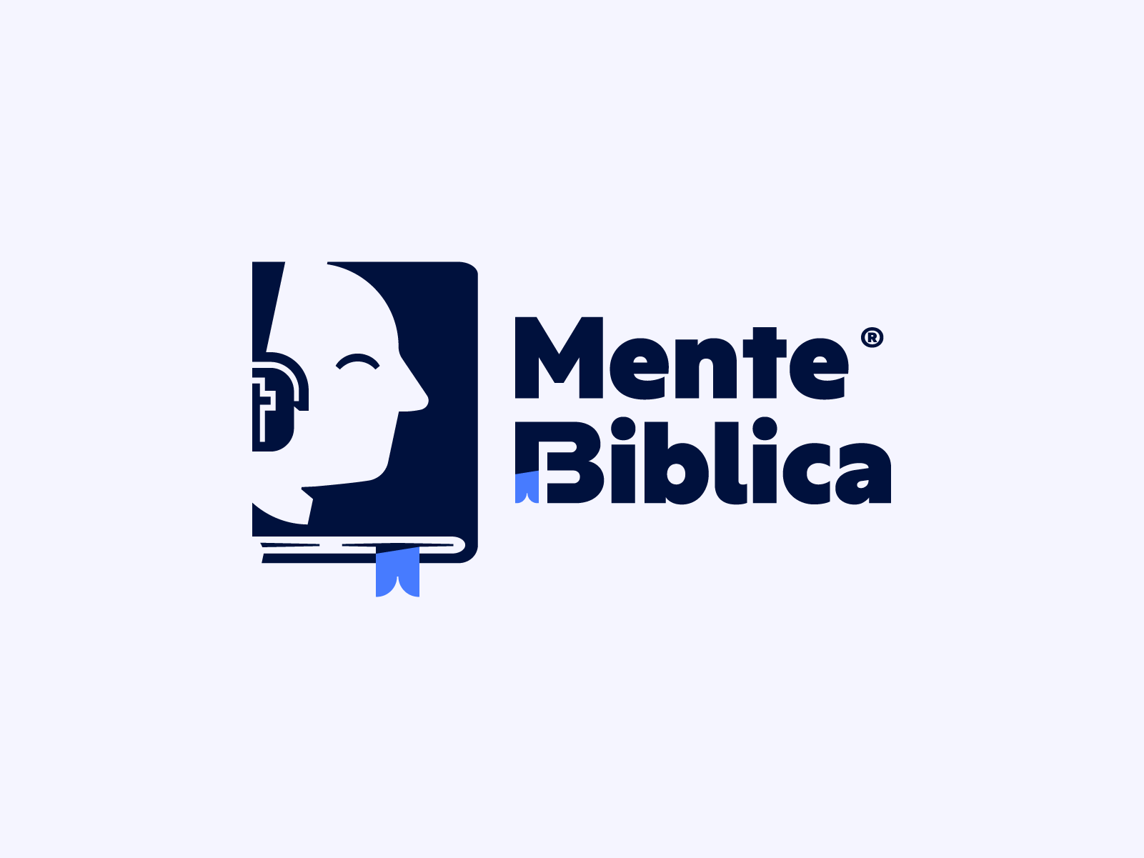 Mente Biblica Logo Design believe branding christianity faith god graphic design logo logo design mind podcast visual identity