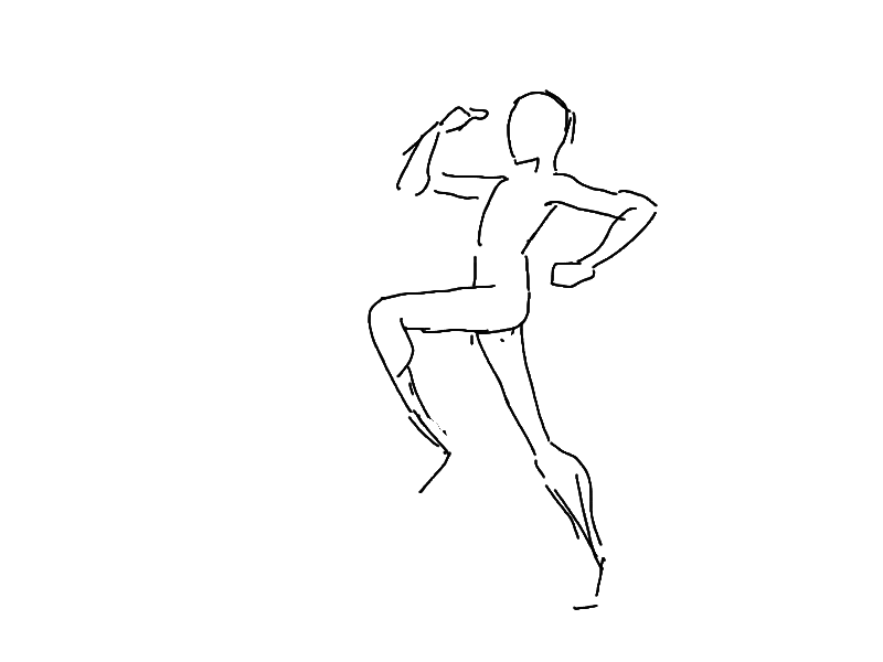 Run! 2d animation illustration
