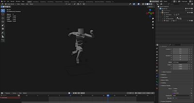 Run! in 3D 3d animation blender