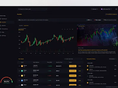 Crypto Portfolio Page crypto crypto portfolio portfolio web 3 web3