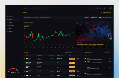 Crypto Portfolio Page crypto crypto portfolio portfolio web 3 web3