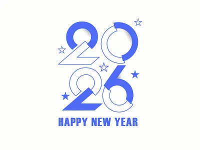 Happy New Year 2026 Greeting Design 2026 2026 logo 26 happy new year new year new year 2026