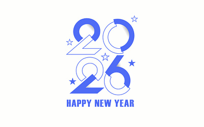 Happy New Year 2026 Greeting Design 2026 2026 logo 26 happy new year new year new year 2026