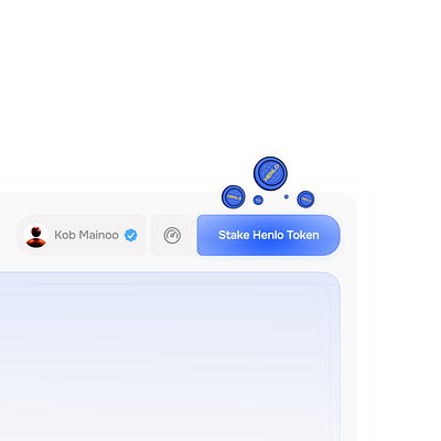 Playfull Button branding crypto design ui user experience user interface ux