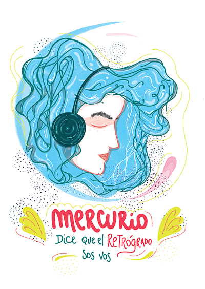 Mercury Retrograde digital digitalart illustration