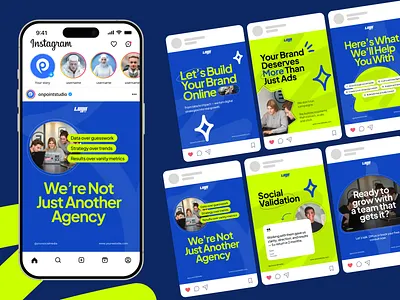 Digital Agency Social Media Instagram Carousel agency business creative digital agency digital marketing growth media promotion social media agency social media design social media post strategy