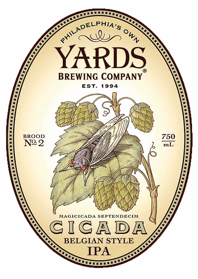 A Vector Art Label Illustration for a Brewery beer branding classic emblem illustration label logo pen and ink vector art vintage woodcut