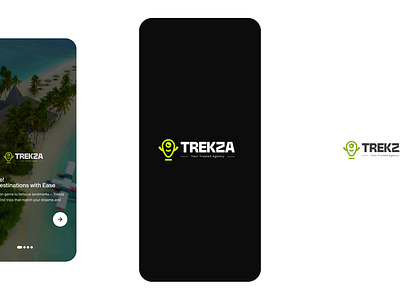 ✨ Trekza App – Loading & Onboarding Screen UI casestudy figma figma designer home screen login mobile app mobile ui design onboarding product design product ui travel app travelling travellling ui ui ui designer uidesign ux uxdesign wellcome screen design
