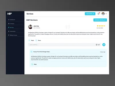 Business Reviews and replies ui design customer reviews dashboard dashboard ui figma design figma website google review analytics ui marketplace ui reputation monitoring ui review design review in dashboard review management system design review page design ryven ryven dashboard ryven ui ryven uiux ryven ux uiux design website ui ux design