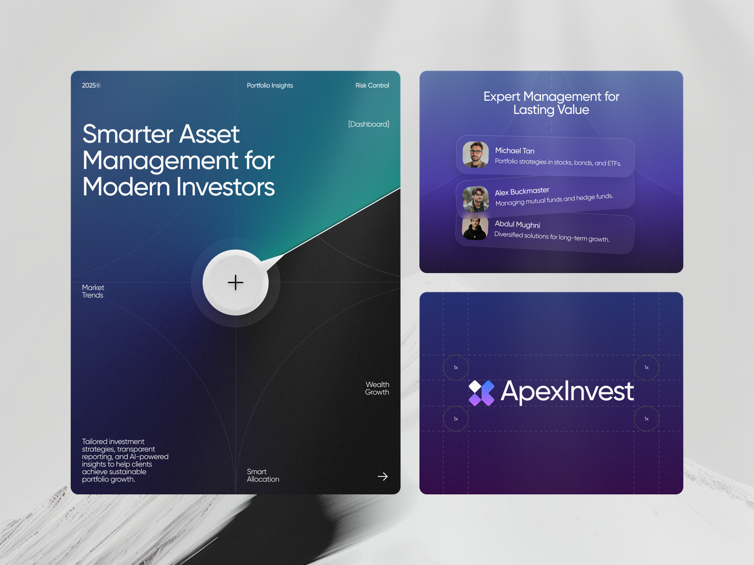 Example of ApexInvest - Asset Management Branding